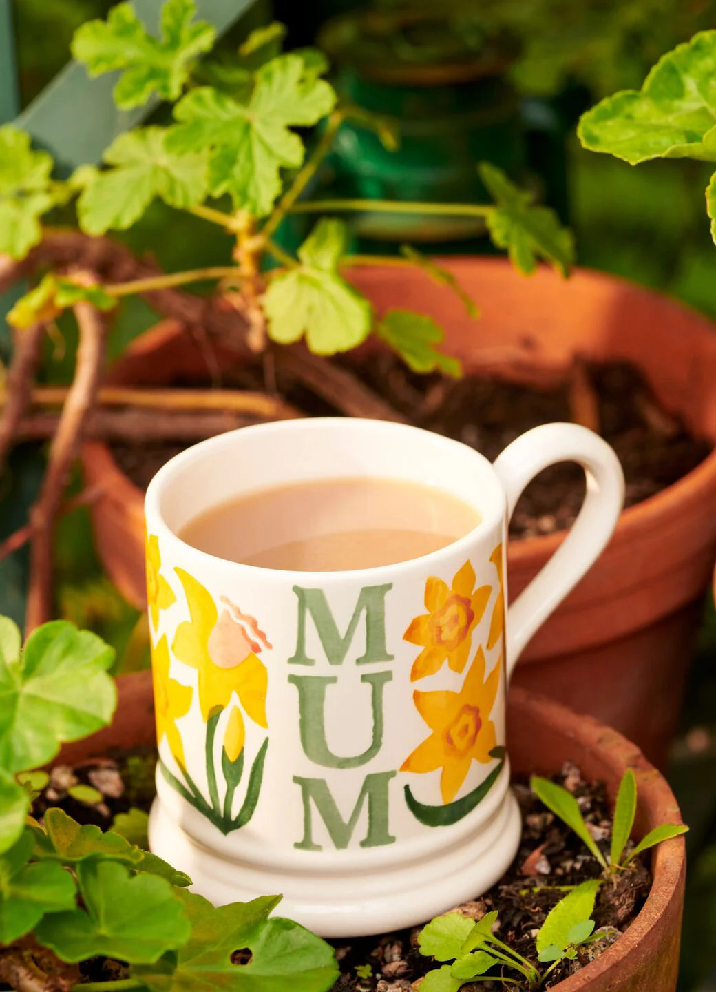 Flowers Daffodil Mum 1/2 Pt Mug