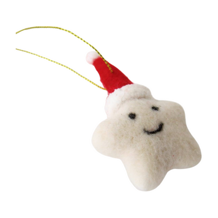 Woolen Star Tree Decoration