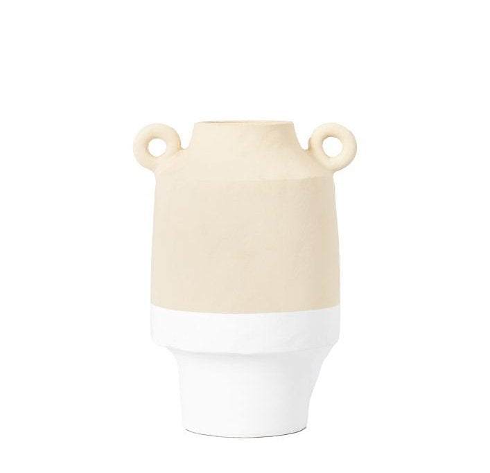 White Natural Vase Small