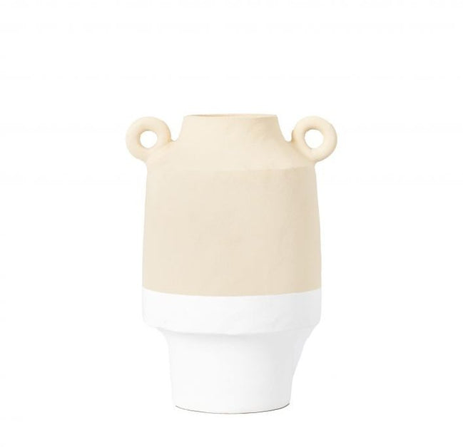 White Natural Vase Small