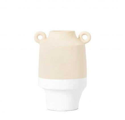 White Natural Vase Small
