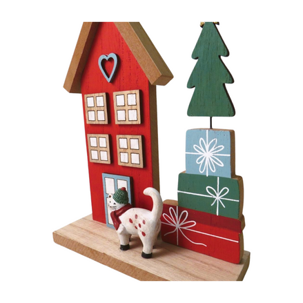 Cat House Figurine