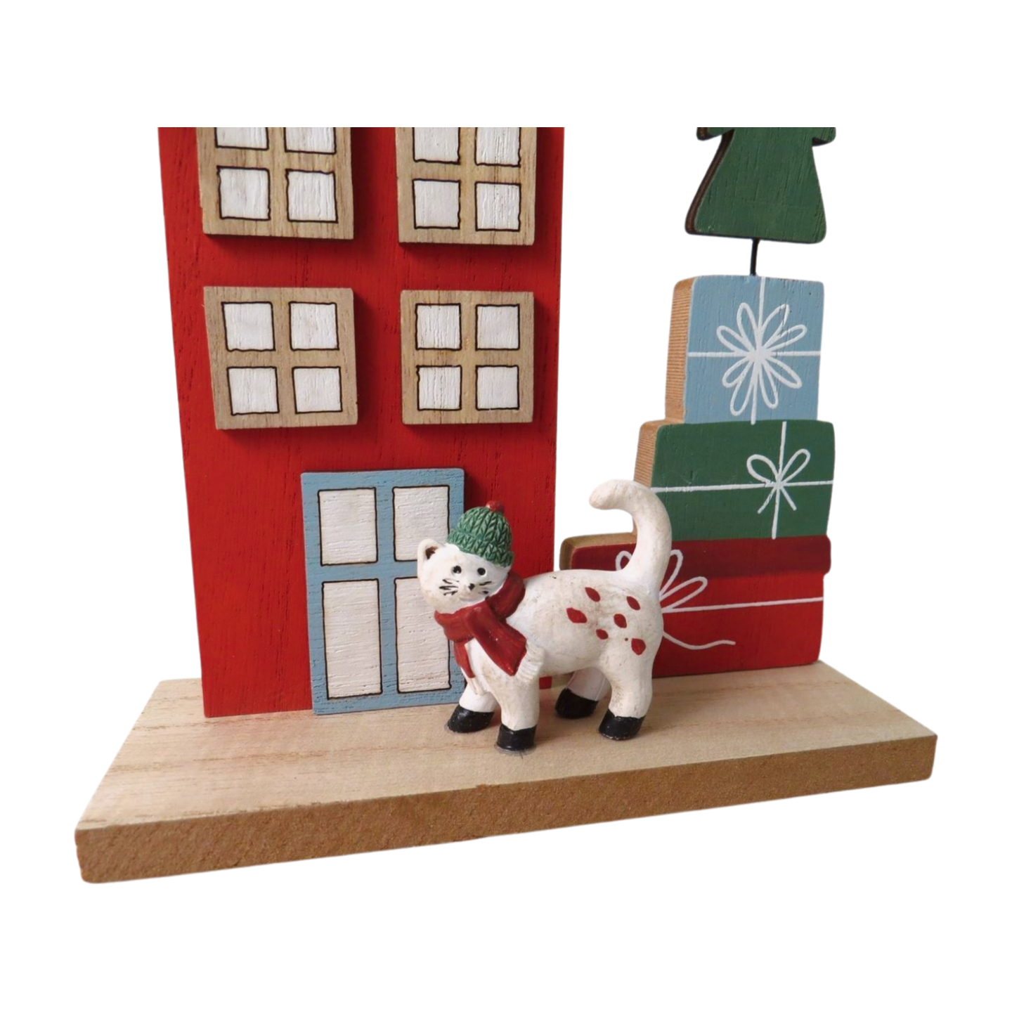 Cat House Figurine