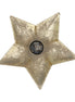 Large Metal Gold Star Shallow Candlestick