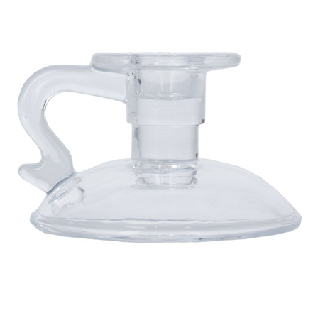 Clear Glass Willie Winkie Candle Holder
