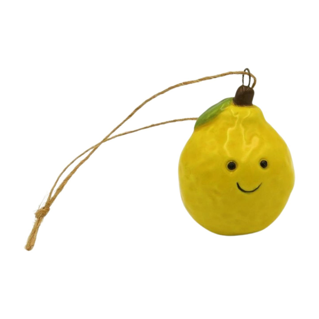 Ceramic Lemon Hanging Decoration