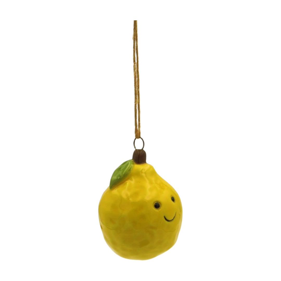Ceramic Lemon Hanging Decoration