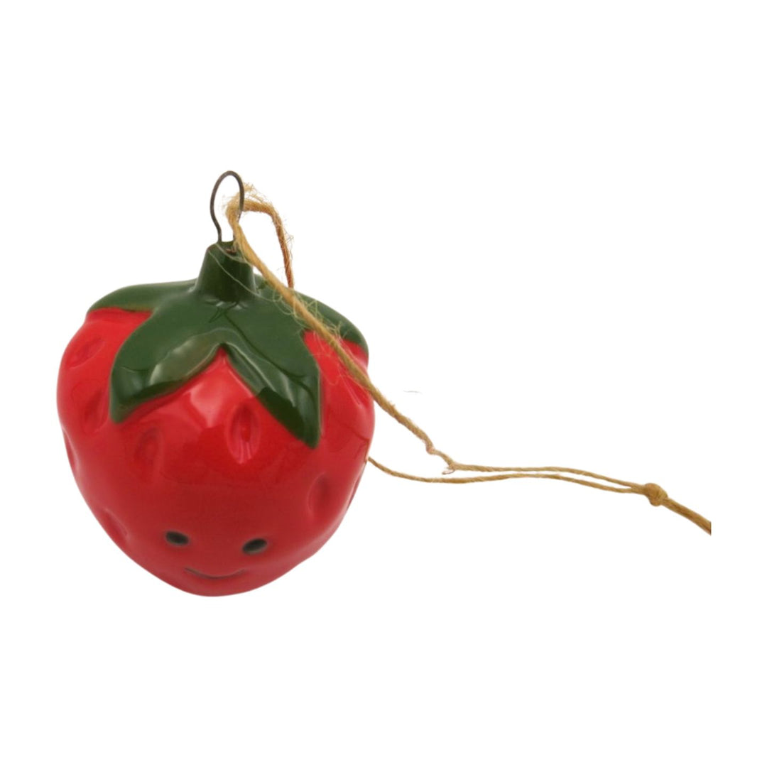 Ceramic Strawberry Hanging Decoration