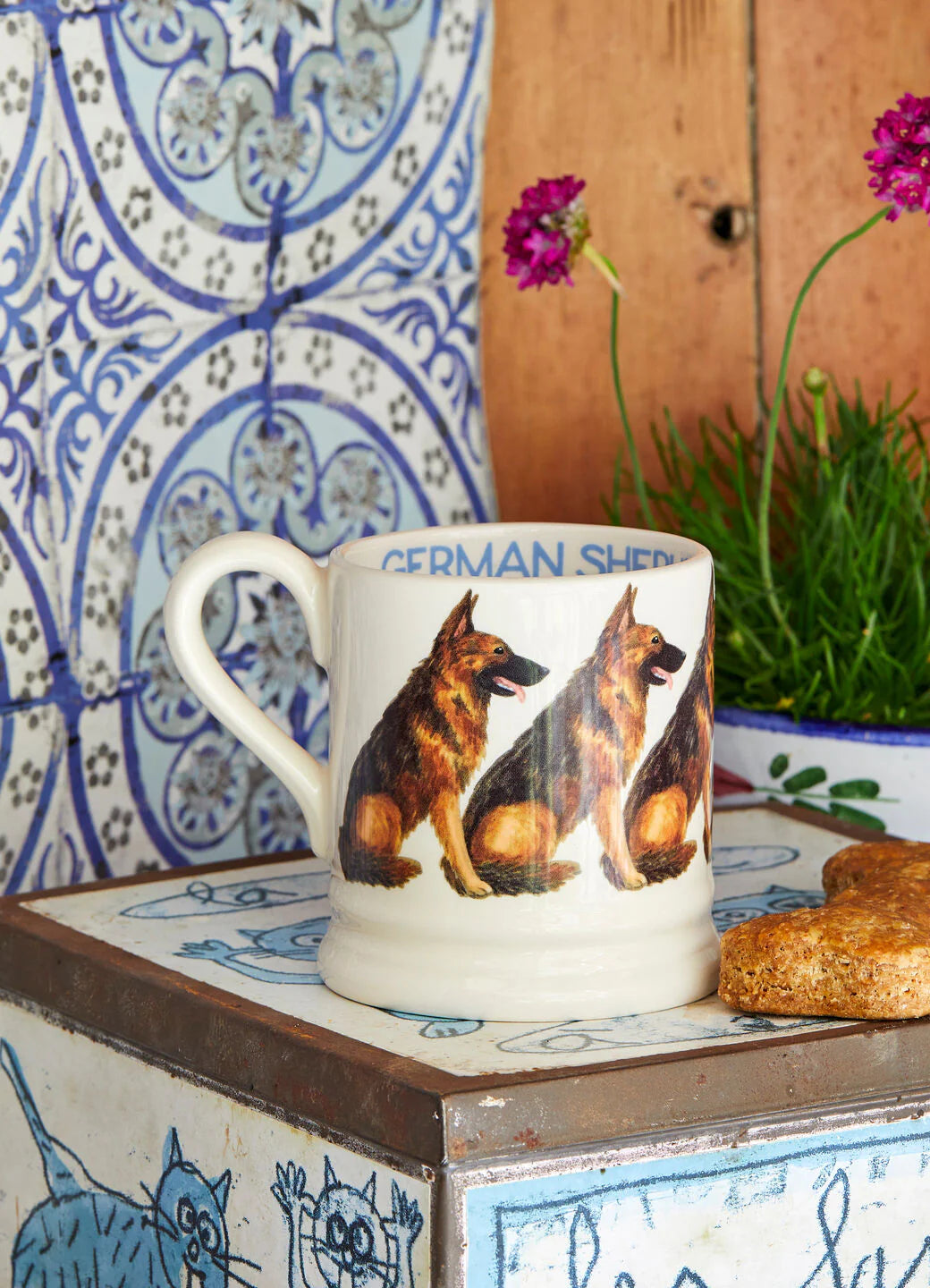 Dogs German Shepard 1/2 Pint Mug