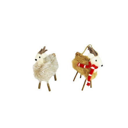 Standing Woollen Sheep – 12 x 7 x 8cm (2 Assorted)