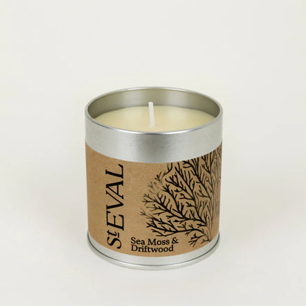 Sea Moss & Driftwood, Scented Tin Candle