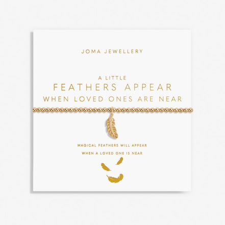 Gold A Little|Feathers Appear Bracelet