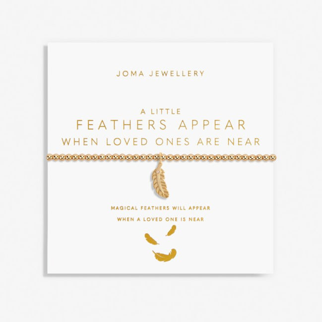Gold A Little|Feathers Appear Bracelet