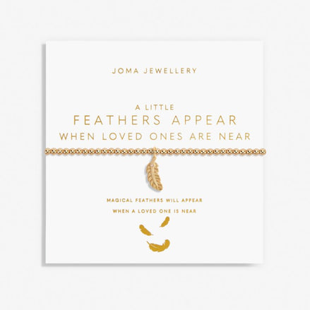 Gold A Little|Feathers Appear Bracelet