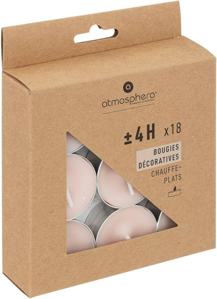 Pink Tealight Candles – Set of 18