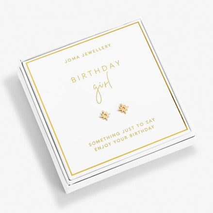 Boxed Birthday Girl Earrings