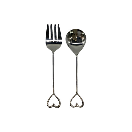 Heart Salad Server Set of 2