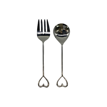 Heart Salad Server Set of 2