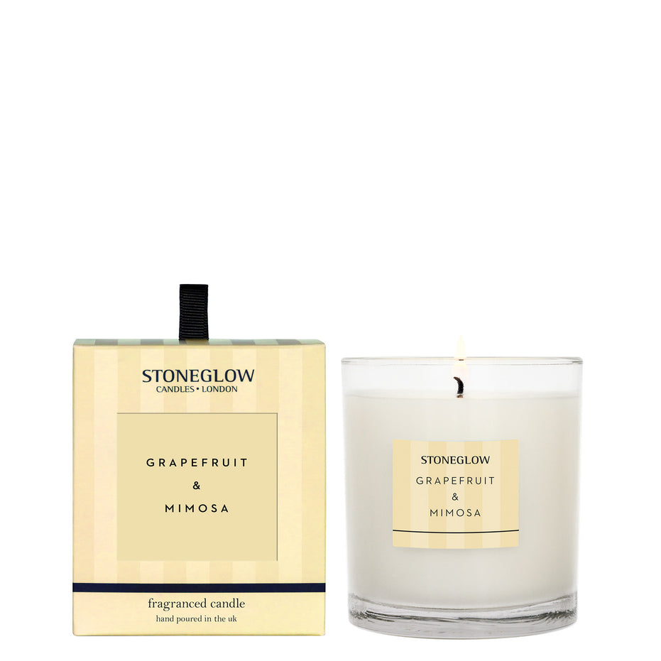 Modern Classics Grapefruit & Mimosa Boxed Tumbler Candle