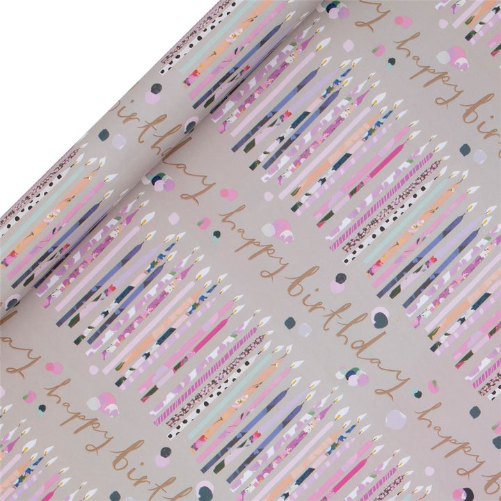 Roll Wrap Birthday Candles
