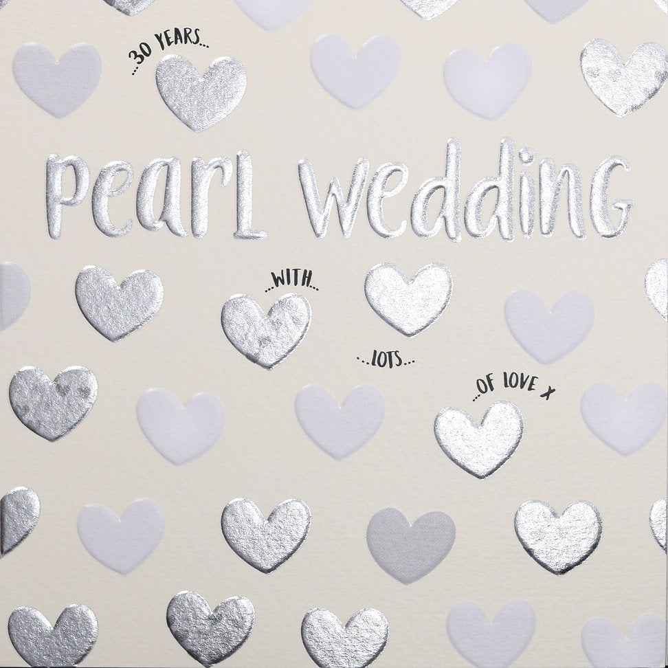 Pearl Anniversary (Hearts)