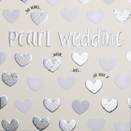 Pearl Anniversary (Hearts)