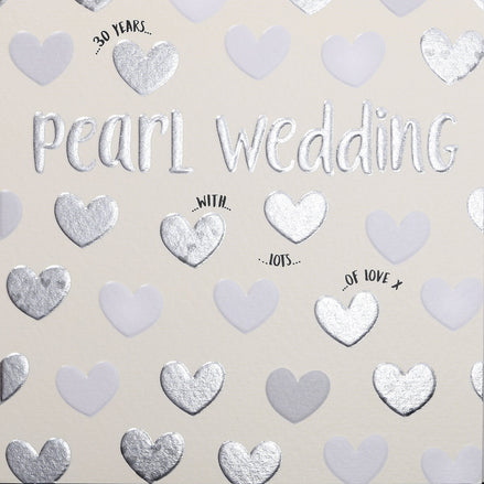 Pearl Anniversary (Hearts)