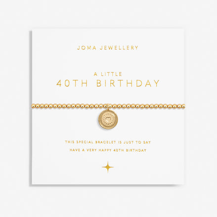 A Little|40TH Birthday Bracelet