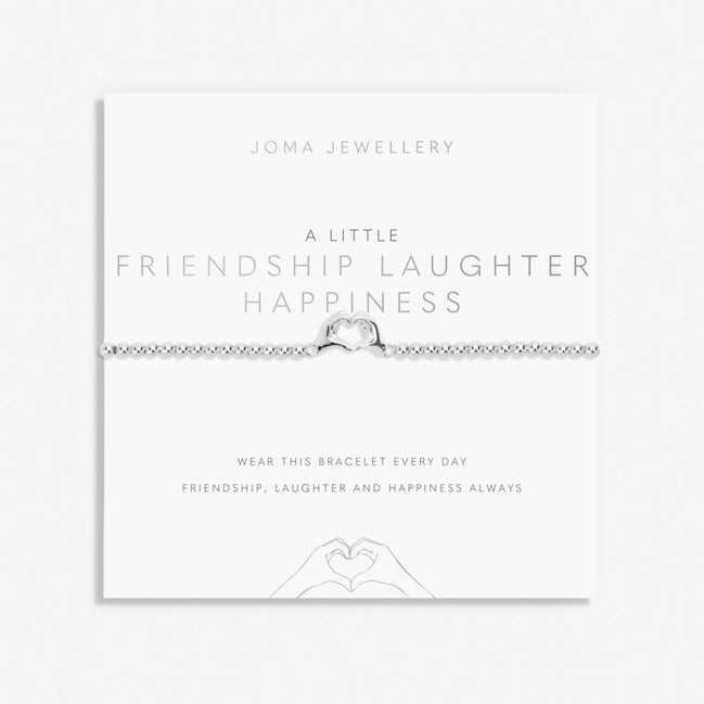 A Little 'Friendship Laughter Happiness' Bracelet