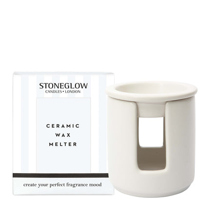 White Ceramic Wax Melter