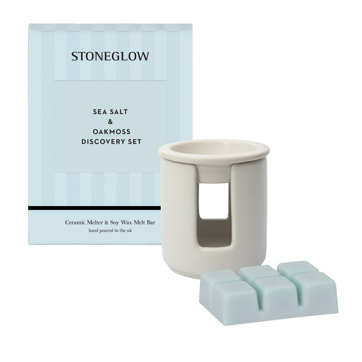 Sea Salt &amp; Oakmoss  - Wax Melter Set