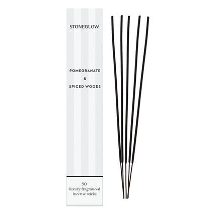 Modern Classics Pomegranate & Spiced Woods Incense Sticks – Pack of 30