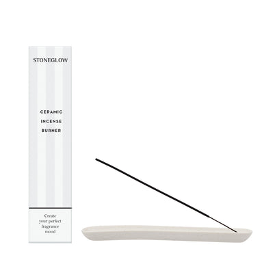 Modern Classics Ceramic Incense Burner - White