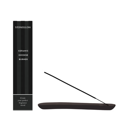 Modern Classics Ceramic Incense Burner - Black