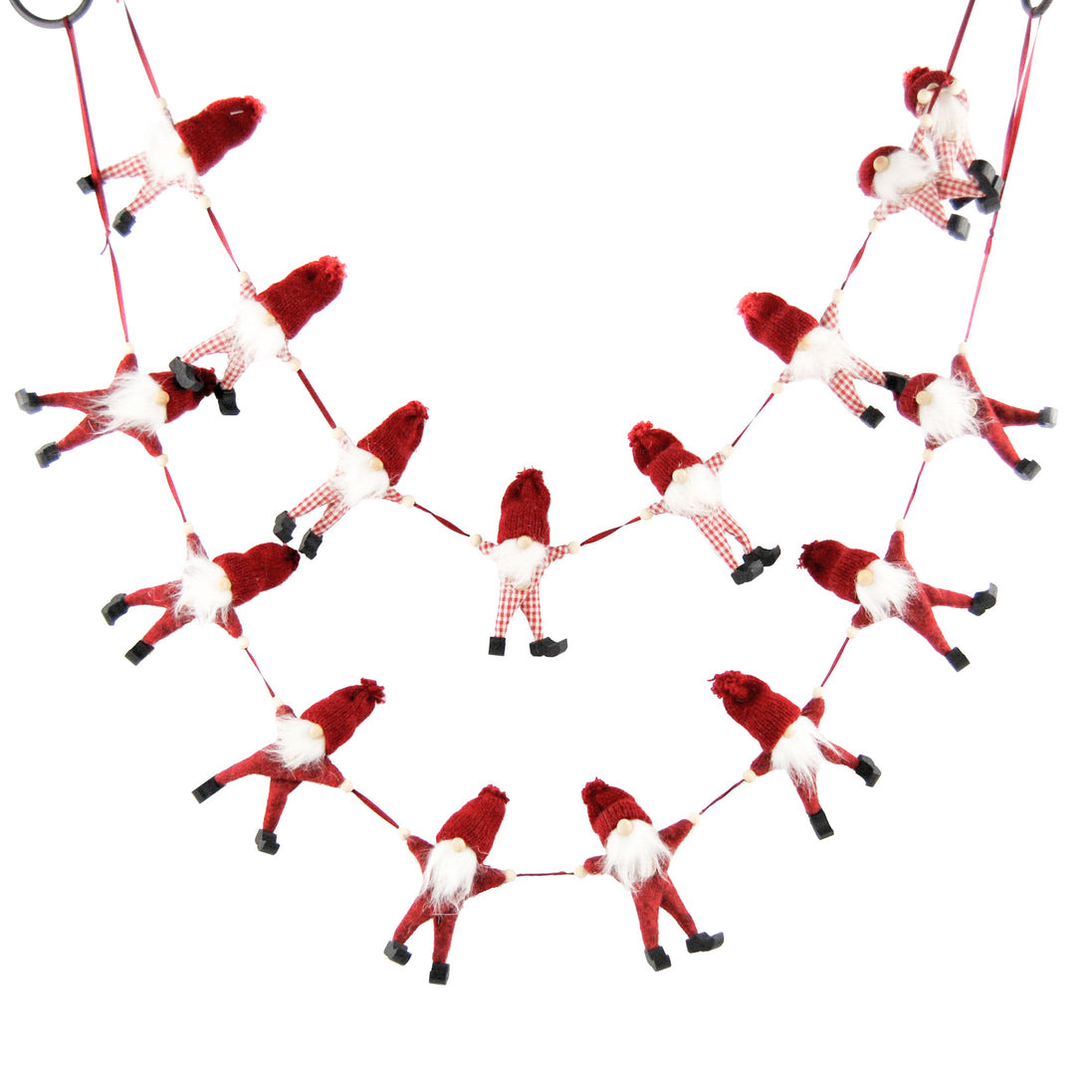 Christmas Gonk Garland – 110cm (2 Assorted)