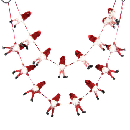 Christmas Gonk Garland – 110cm (2 Assorted)