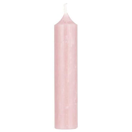 Short Dinner Candle Light Pink Rustic