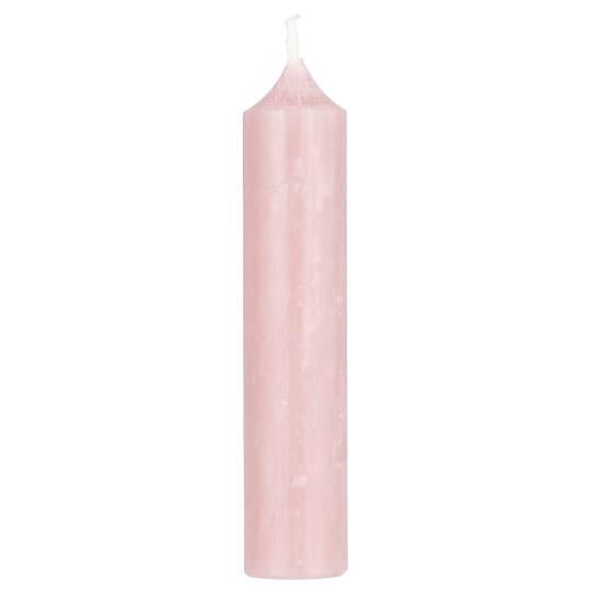 Short Dinner Candle Light Pink Rustic