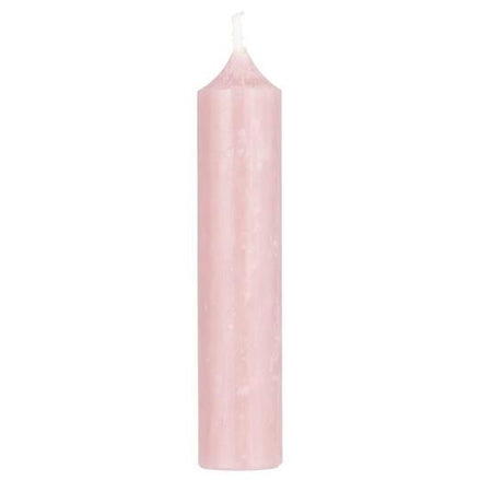 Short Dinner Candle Light Pink Rustic