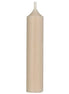 Short Dinner Candle Sand Rustic