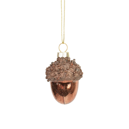 Copper Acorn Bauble