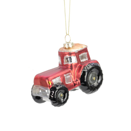 Red Tractor Bauble