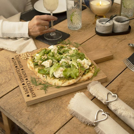 Love and Celebrate Oak Paddle Medium