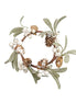 Pinecone & White Berry Candle Ring – 8.5cm