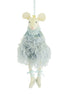 Hanging Teal Angel Mouse – 24cm