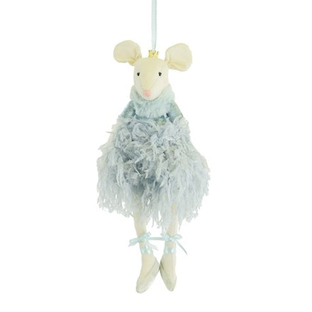Hanging Teal Angel Mouse – 24cm