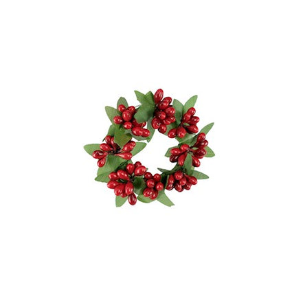 Red Berrybud Candle Ring – 4cm