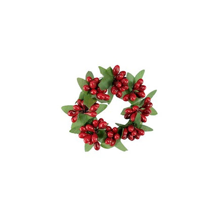 Red Berrybud Candle Ring – 4cm