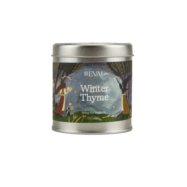 Christmas Winter Thyme Tin Candle