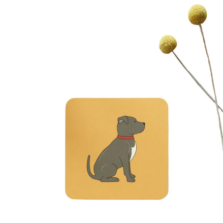 Staffie Coaster